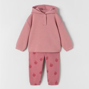 ZARA FAUX FUR APPLE SET Size 4-5